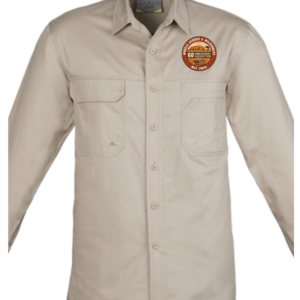 Mens Tradie Shirt - Stone