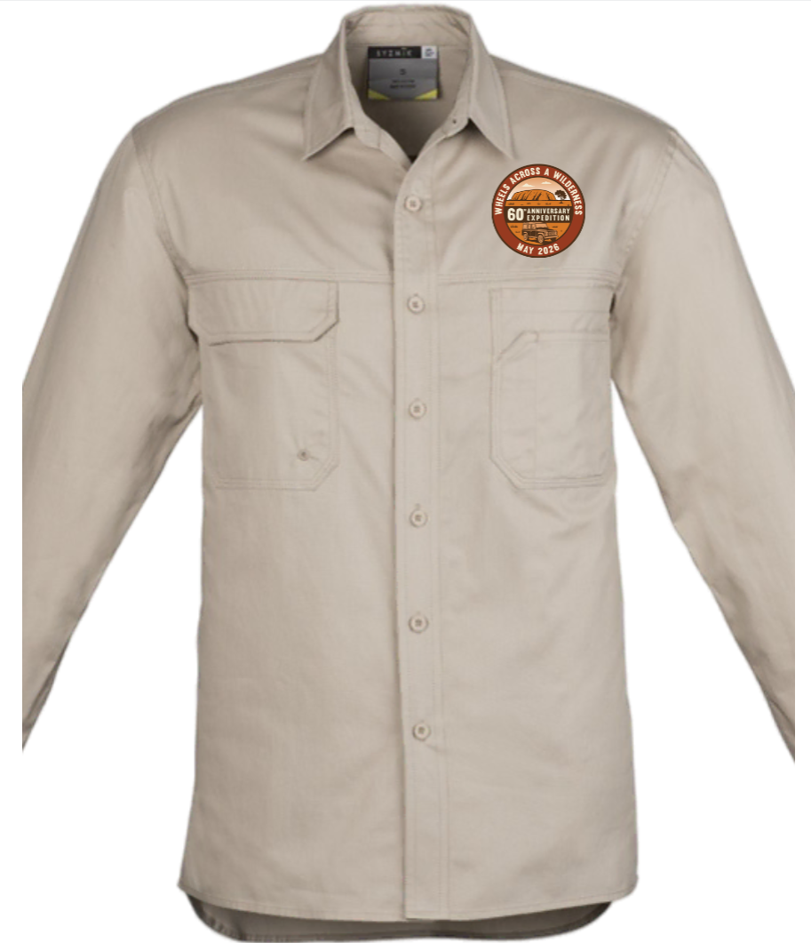 Mens Tradie Shirt - Stone