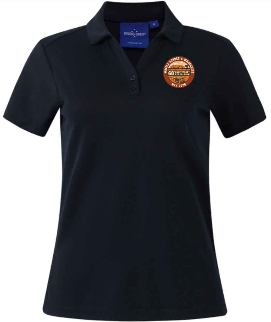 Womens Navy Polo