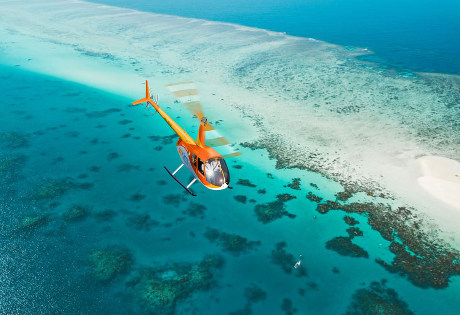 30 minute Inner Reef Explorer Helicopter Flight