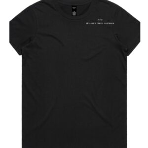 Leyland's Travel / Wheels T-Shirt Black - Womens