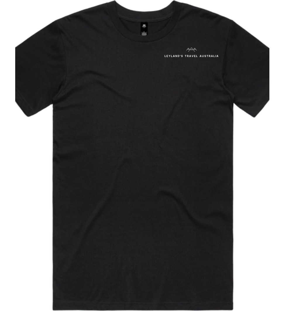 Leyland's Travel / Wheels T-Shirt Black - Mens
