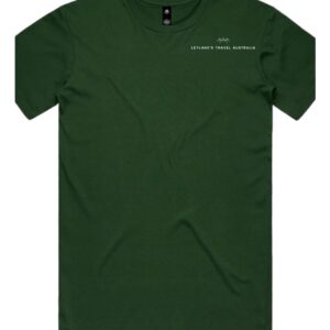 Leyland's Travel / Wheels T-Shirt Forest Green - Mens