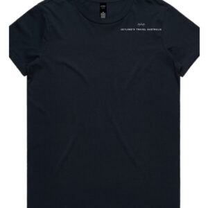 Leyland's Travel / Wheels T-Shirt Navy - Womens