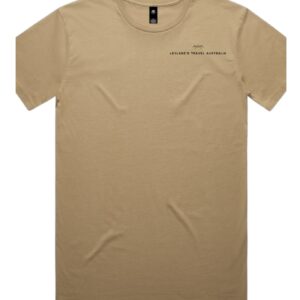 Leyland's Travel / Wheels T-Shirt Sand - Mens